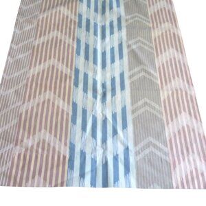 Vintage 70s Wamsutta 1 King Pillowcase Multicolor Chevron No Iron Percale